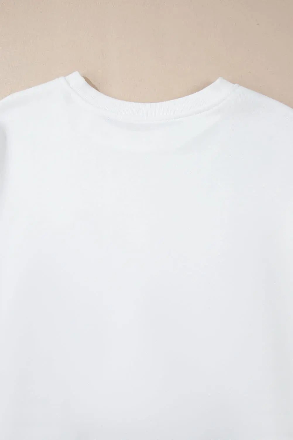 Festive white plus size sweatshirt - Love Salve